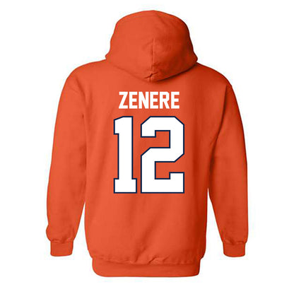 Illinois - NCAA Women's Basketball : Mia Zenere - Sports Shersey Hooded Sweatshirt-1