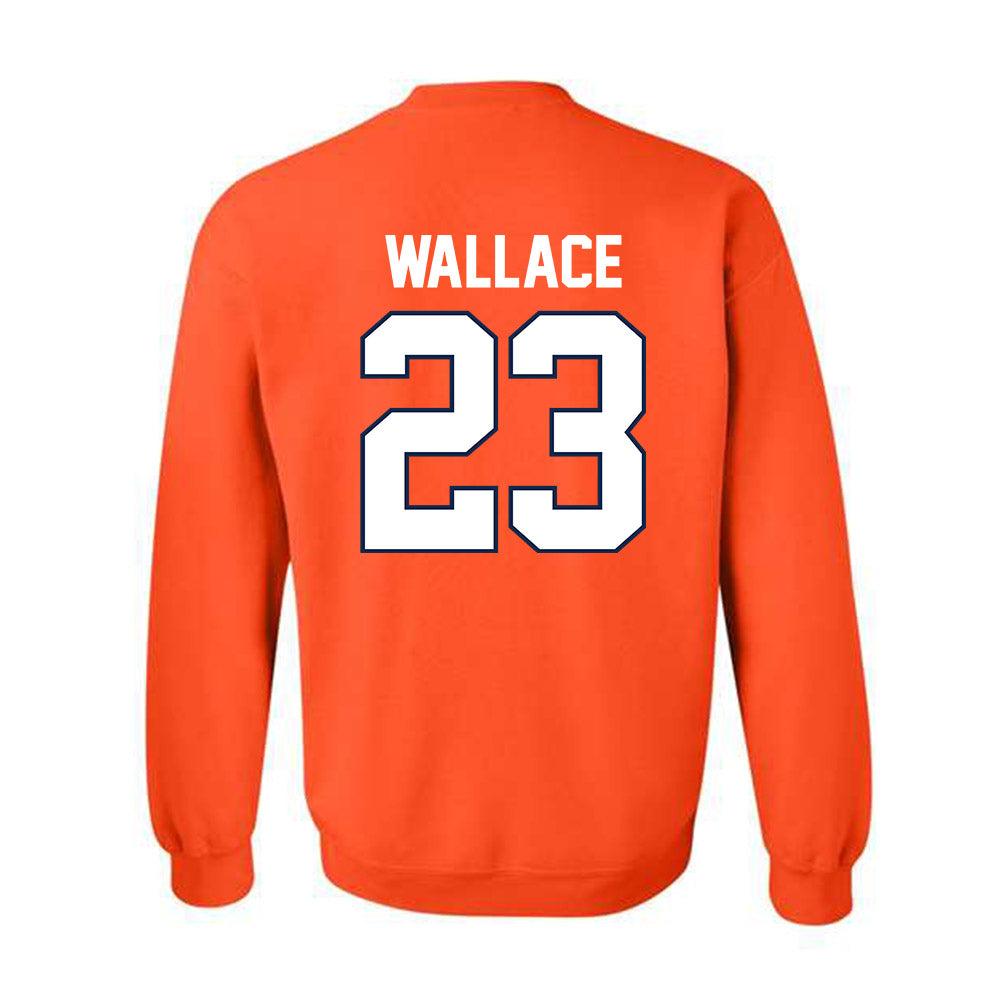 Illinois - NCAA Women's Basketball : Berry Wallace - Sports Shersey Crewneck Sweatshirt-1