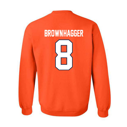 Illinois - NCAA Women's Basketball : Jasmine Brown-Hagger - Sports Shersey Crewneck Sweatshirt-1