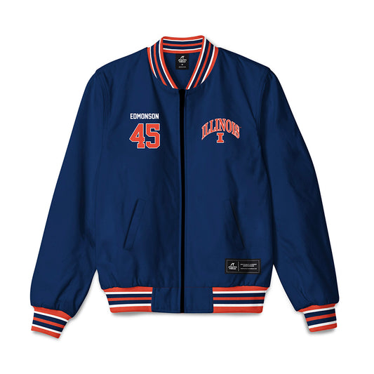 Illinois - NCAA Football : Robert Edmonson - Bomber Jacket-0