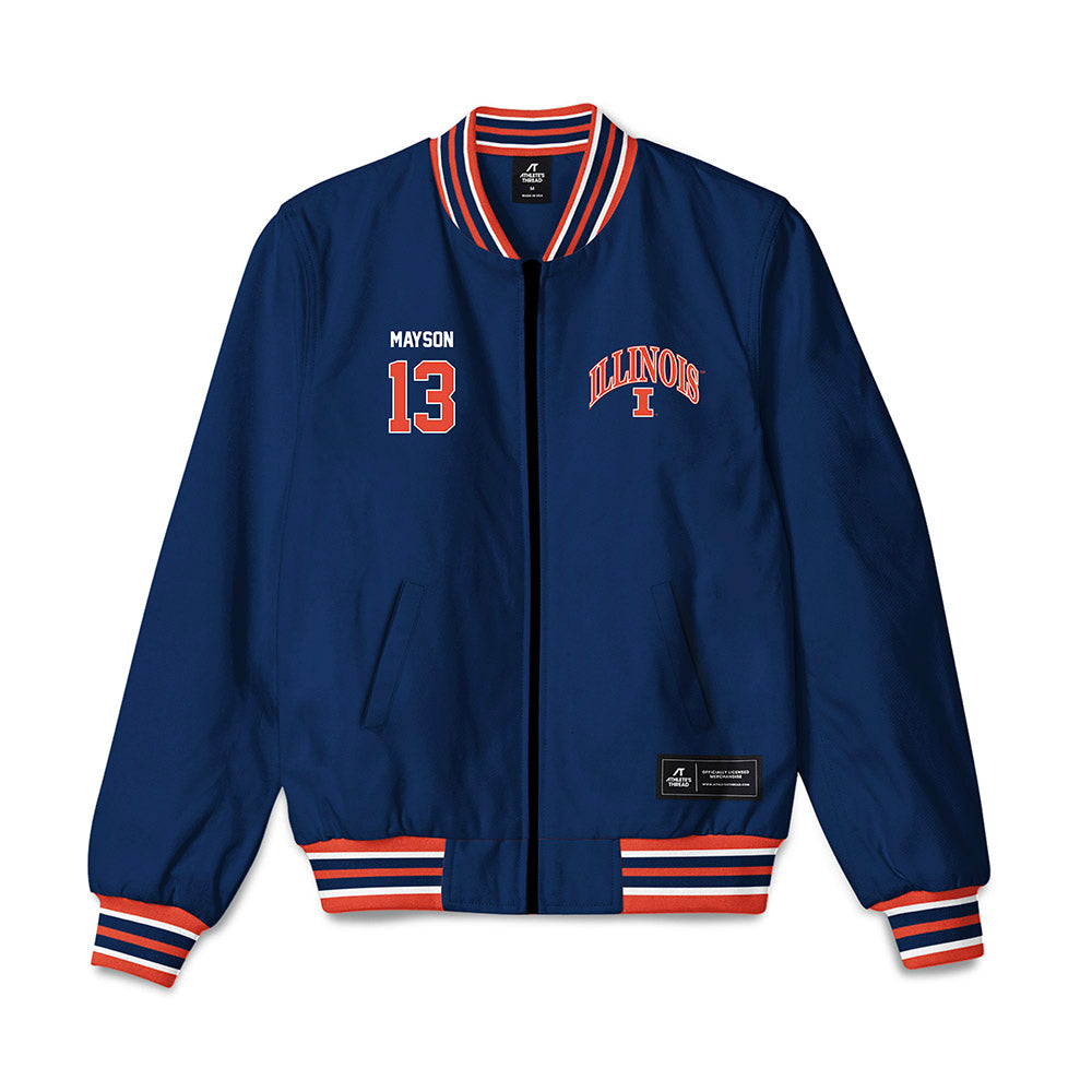 Illinois - NCAA Women's Soccer : Téa Mayson - Bomber Jacket-0