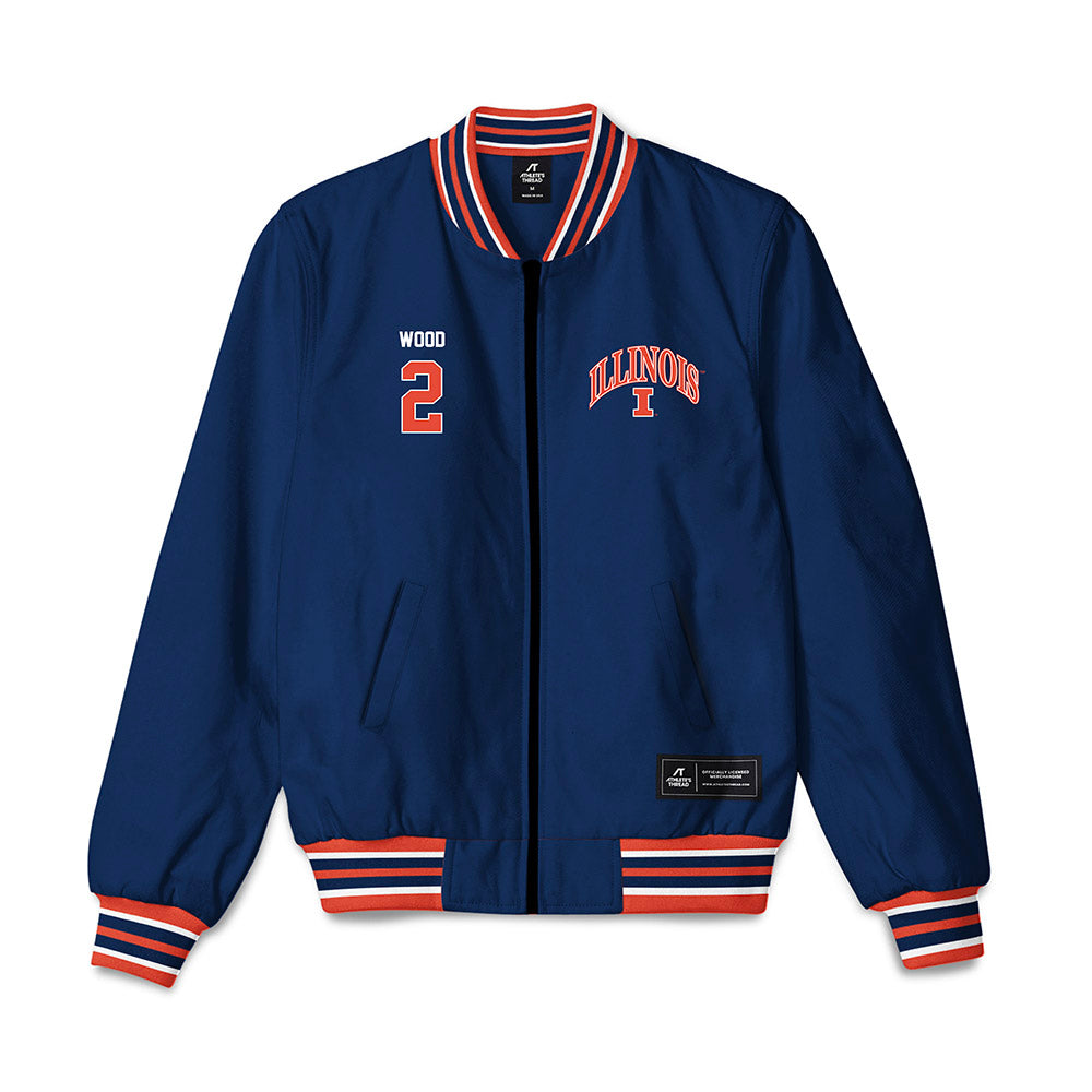 Illinois - NCAA Women's Soccer : Ryleigh Wood - Bomber Jacket-0