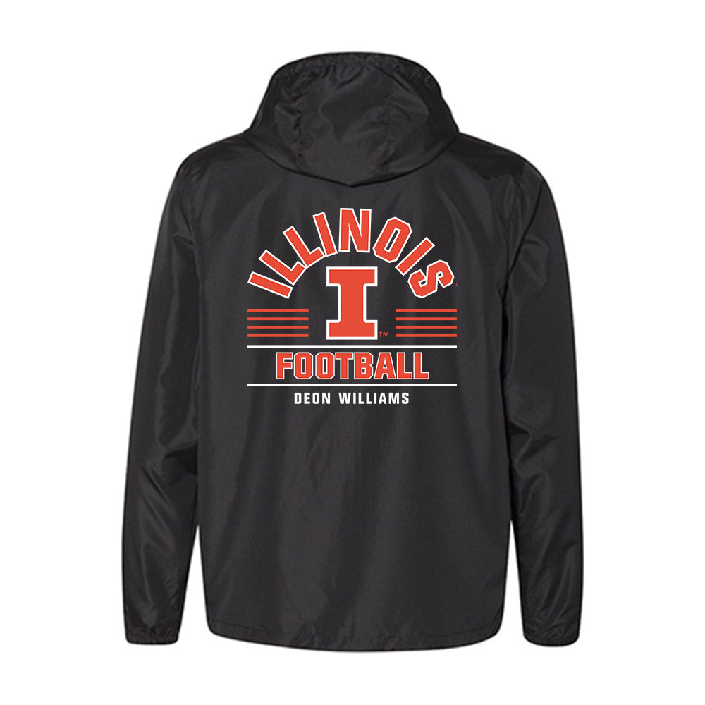 Illinois - NCAA Football : Deon Williams - Windbreaker-1