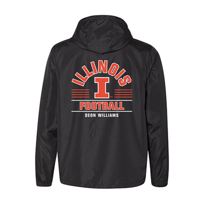 Illinois - NCAA Football : Deon Williams - Windbreaker-1