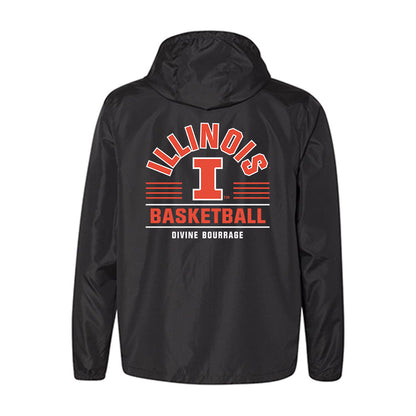 Illinois - NCAA Women's Basketball : Divine Bourrage - Windbreaker-1