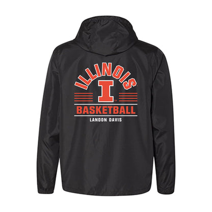 Illinois - NCAA Men's Basketball : Landon Davis - Windbreaker-1