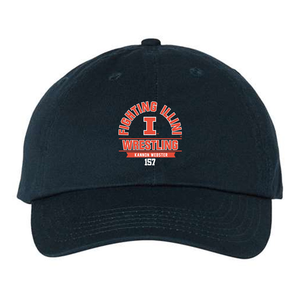 Illinois - NCAA Wrestling : Kannon Webster - Dad Hat-0