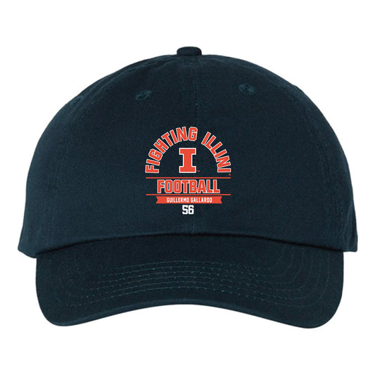 Illinois - NCAA Football : Guillermo Gallardo - Dad Hat