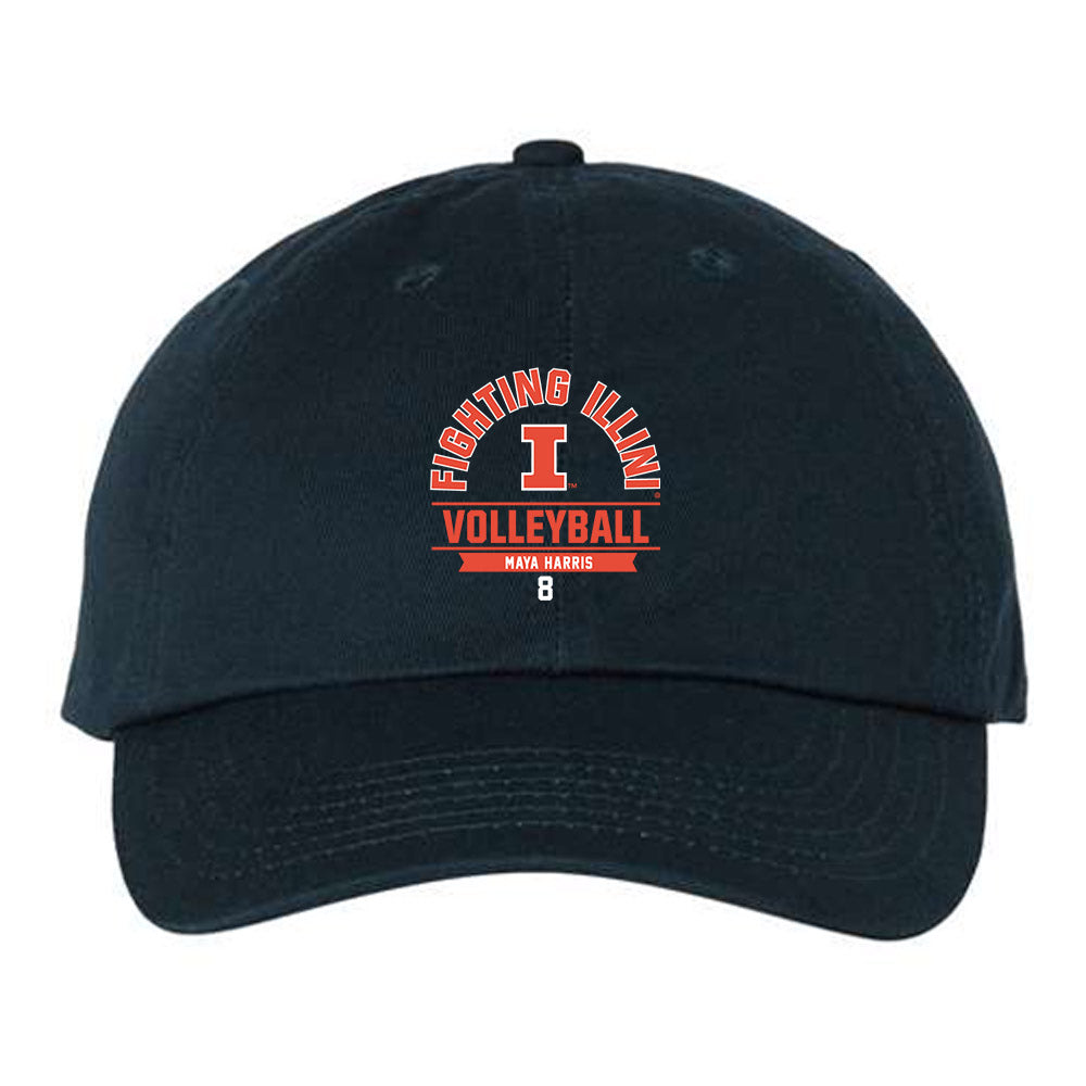 Illinois - NCAA Women's Volleyball : Maya Harris - Dad Hat-0