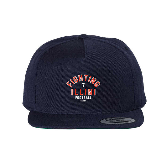 Illinois - NCAA Football : Matthew Bailey - Snapback Hat