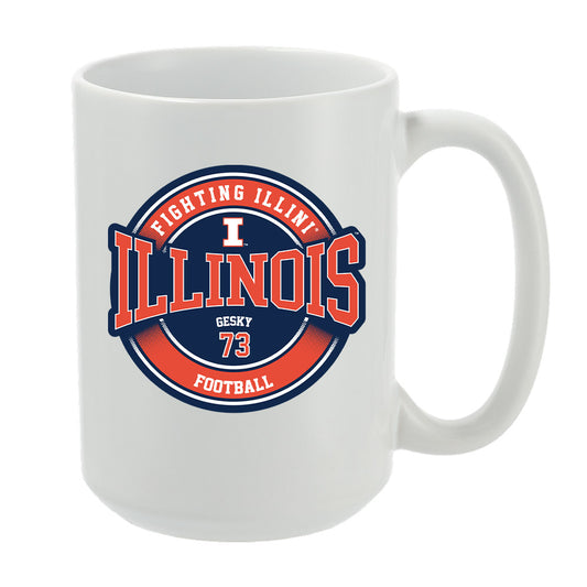 Illinois - NCAA Football : Josh Gesky - Mug
