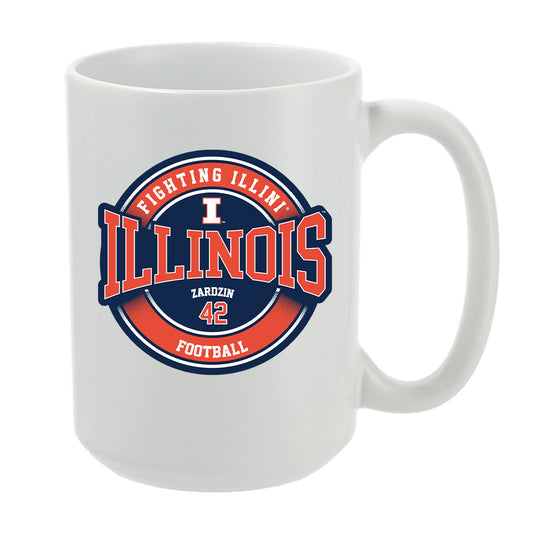 Illinois - NCAA Football : Luke Zardzin - Mug