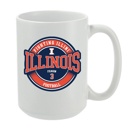 Illinois - NCAA Football : Kaden Feagin - Mug