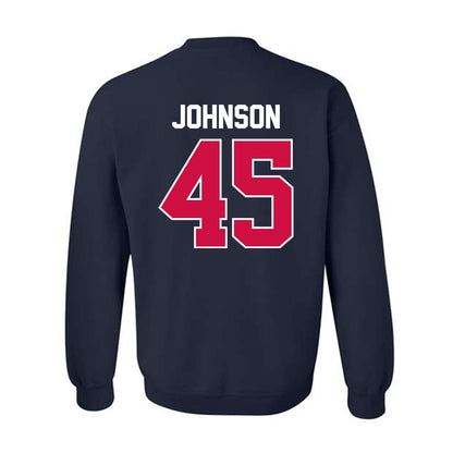 Arizona - NCAA Football : Victory Johnson - Classic Shersey Crewneck Sweatshirt-1