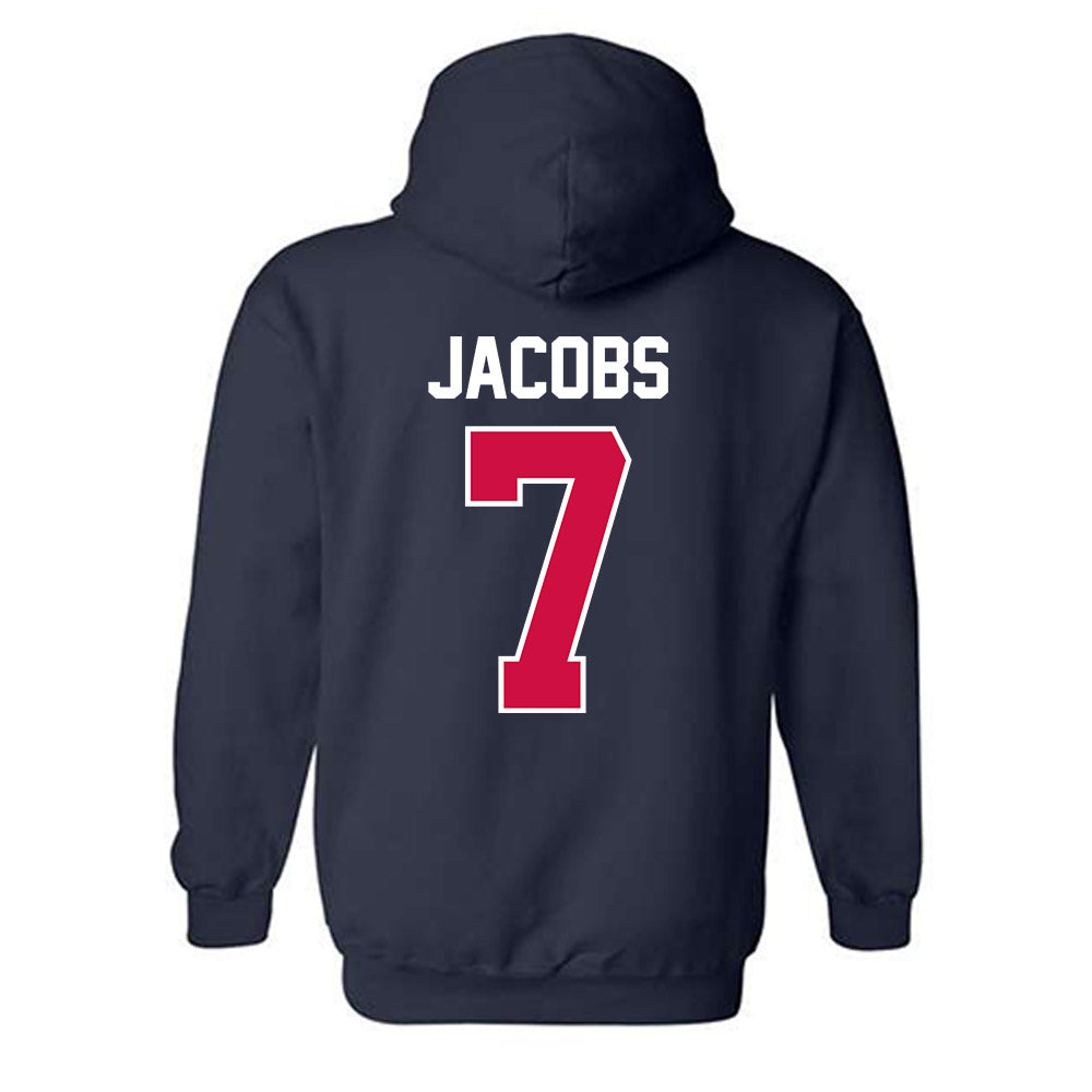 Arizona - NCAA Baseball : Andrew Jacobs - Classic Shersey Hooded Sweatshirt-1