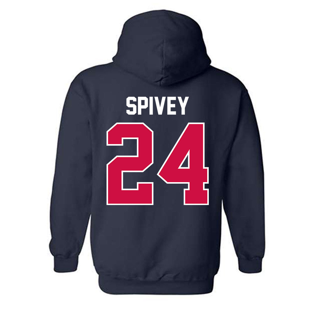 Arizona - NCAA Football : Kingston Spivey - Classic Shersey Hooded Sweatshirt-1