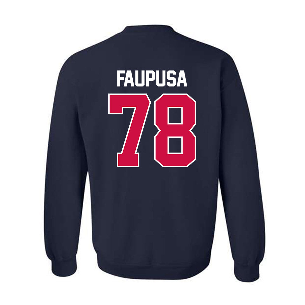 Arizona - NCAA Football : Manoah Faupusa - Classic Shersey Crewneck Sweatshirt-1