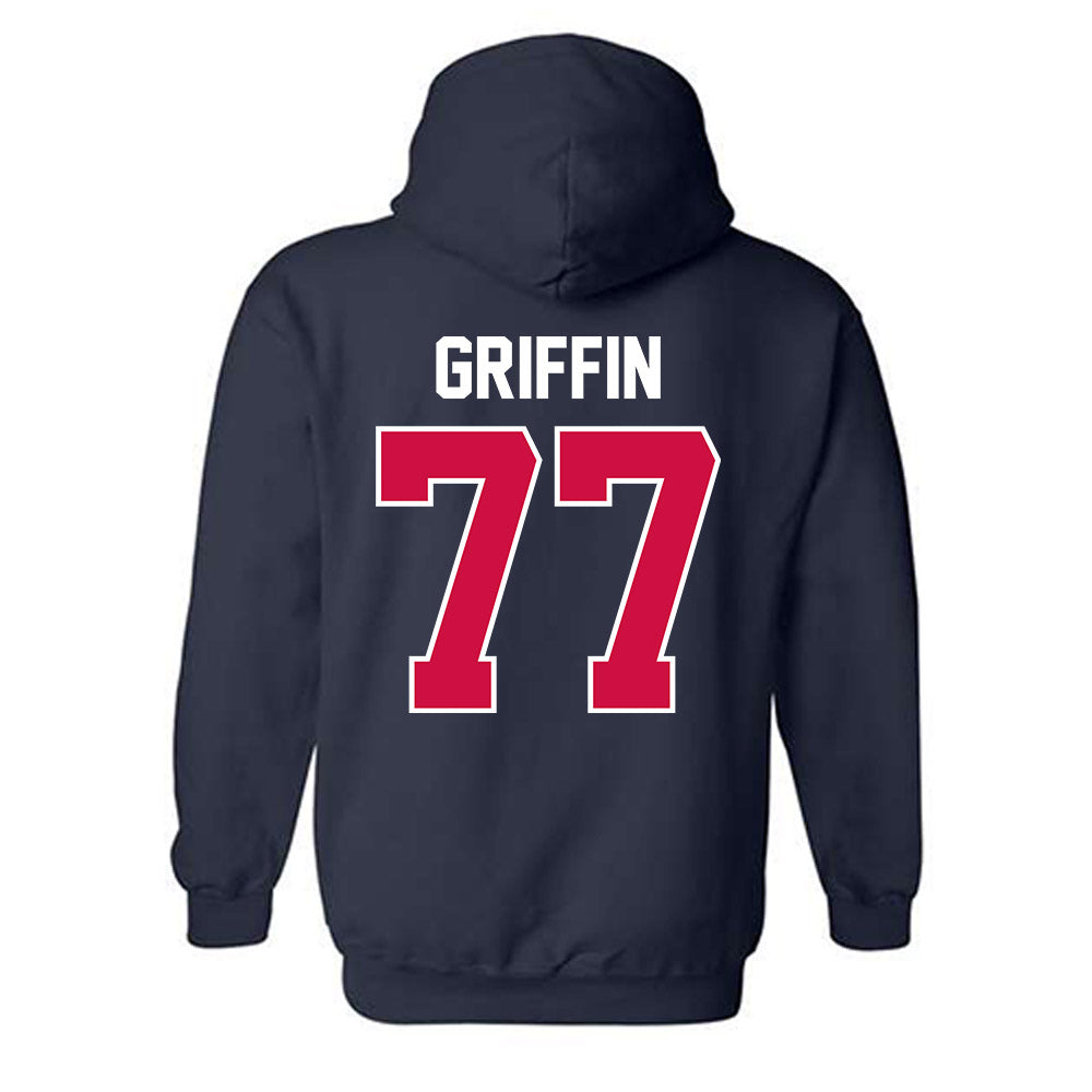 Arizona - NCAA Football : Jake Griffin - Classic Shersey Hooded Sweatshirt-1