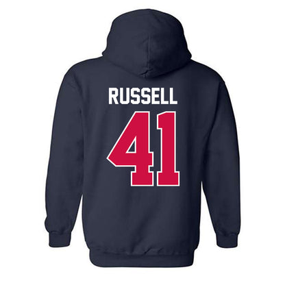 Arizona - NCAA Baseball : Tyler Russell - Classic Shersey Hooded Sweatshirt-1