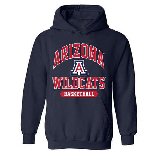 Arizona - NCAA Men's Basketball : Evan Nelson - Classic Shersey Hooded Sweatshirt-0