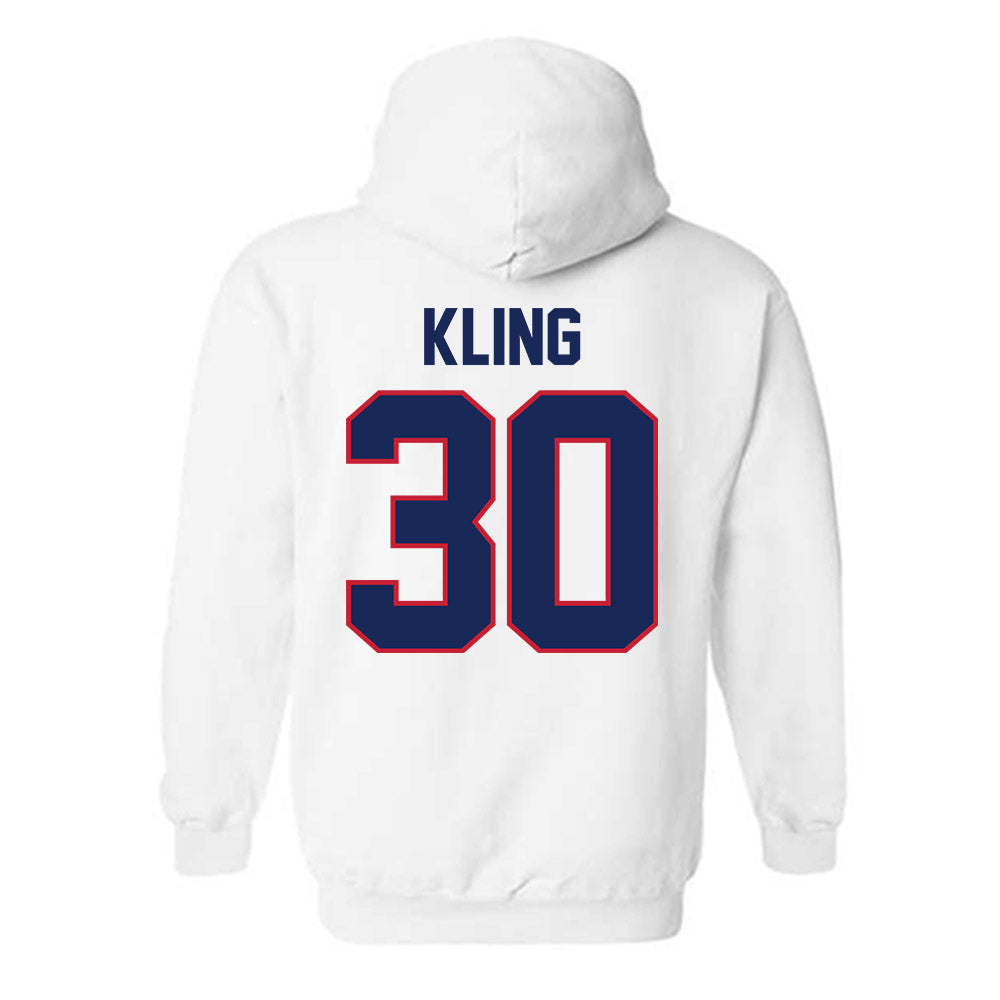 Arizona - NCAA Baseball : Corey Kling - Classic Shersey Hooded Sweatshirt-1
