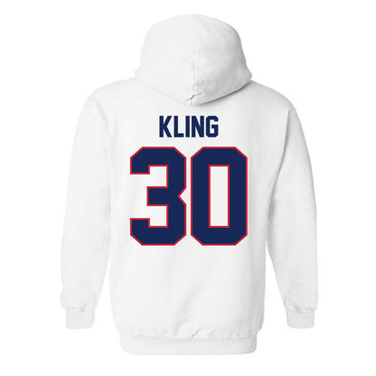 Arizona - NCAA Baseball : Corey Kling - Classic Shersey Hooded Sweatshirt-1