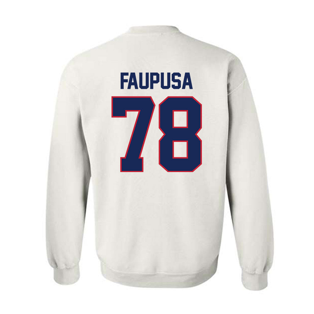 Arizona - NCAA Football : Manoah Faupusa - Classic Shersey Crewneck Sweatshirt-1