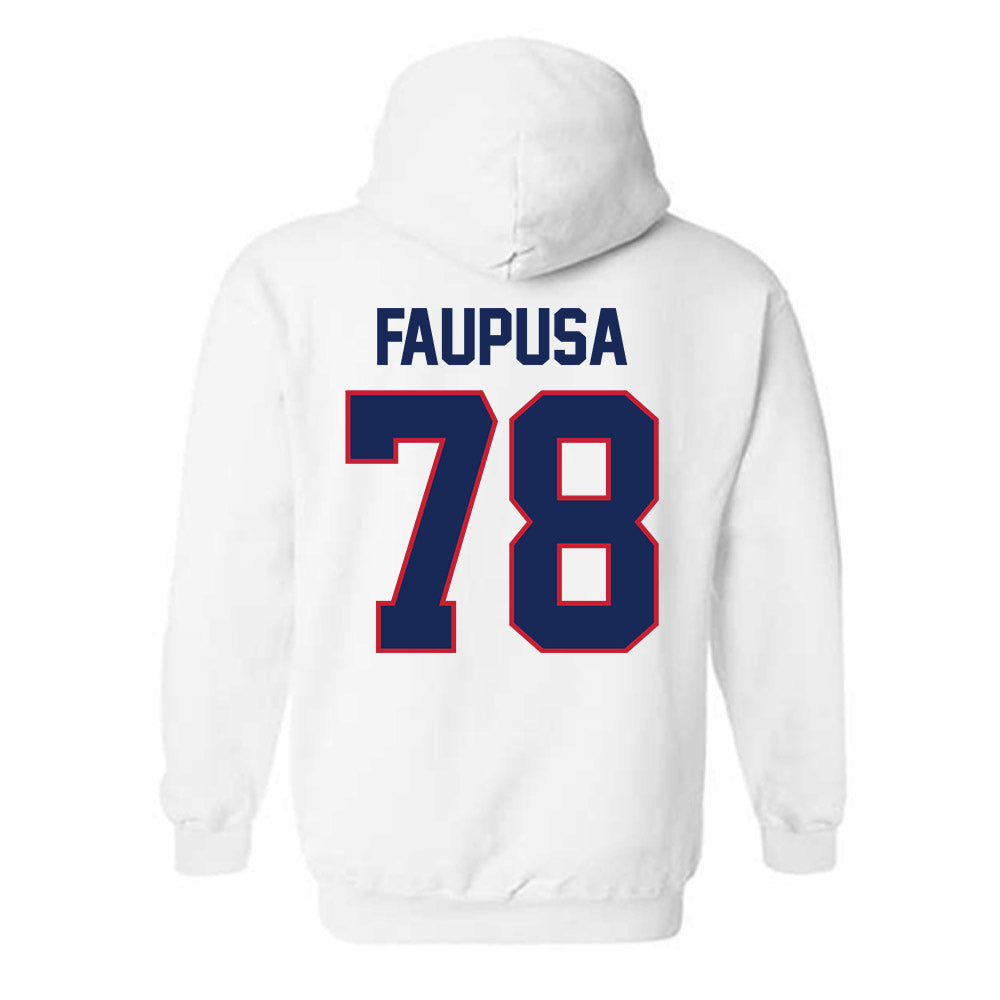 Arizona - NCAA Football : Manoah Faupusa - Classic Shersey Hooded Sweatshirt-1