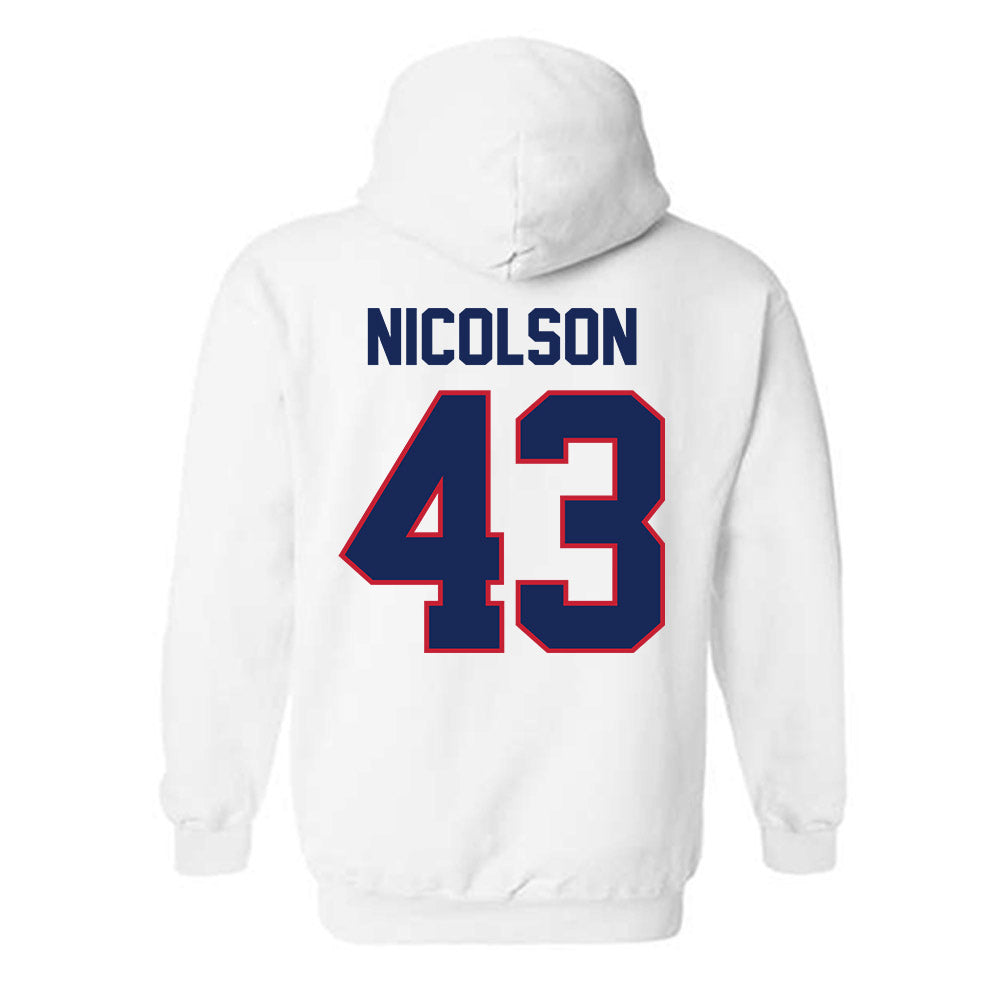 Arizona - NCAA Football : Drew Nicolson - Classic Shersey Hooded Sweatshirt-1