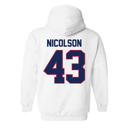 Arizona - NCAA Football : Drew Nicolson - Classic Shersey Hooded Sweatshirt-1