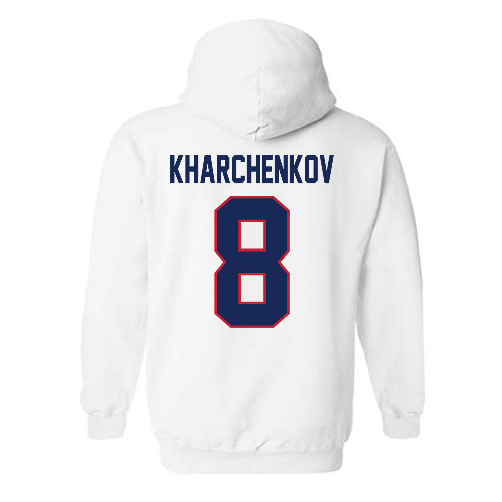Arizona - NCAA Men's Basketball : Ivan Kharchenkov - Classic Shersey Hooded Sweatshirt-1
