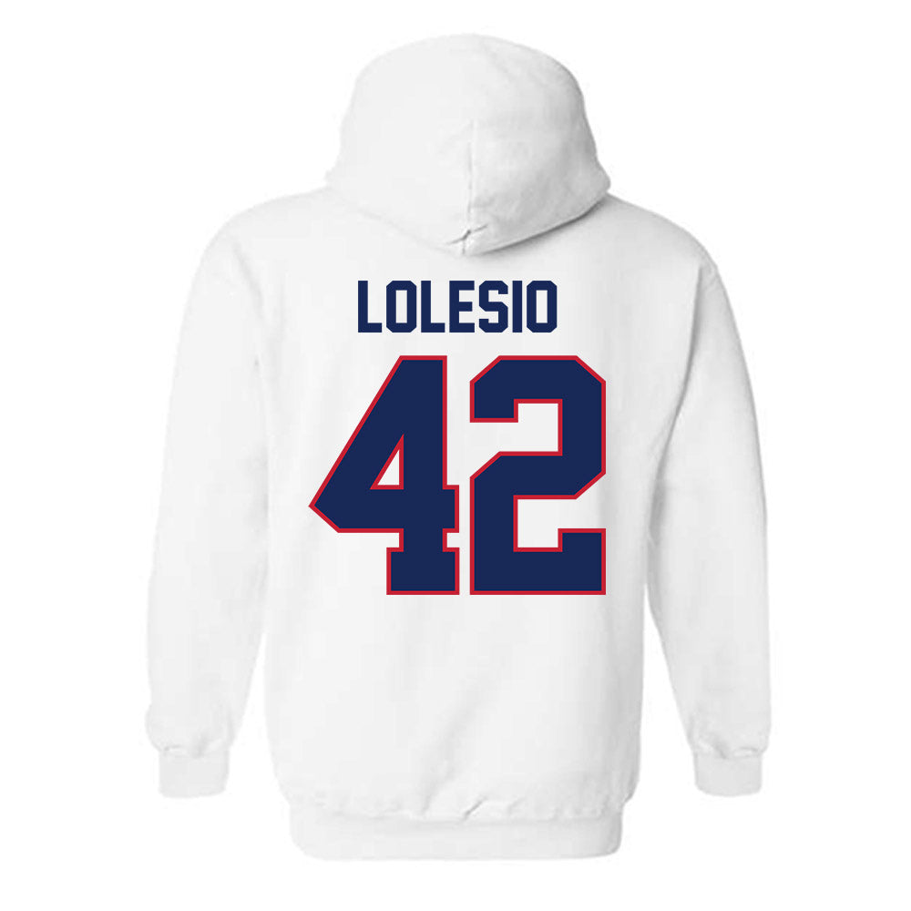 Arizona - NCAA Football : Dominic Lolesio - Classic Shersey Hooded Sweatshirt-1