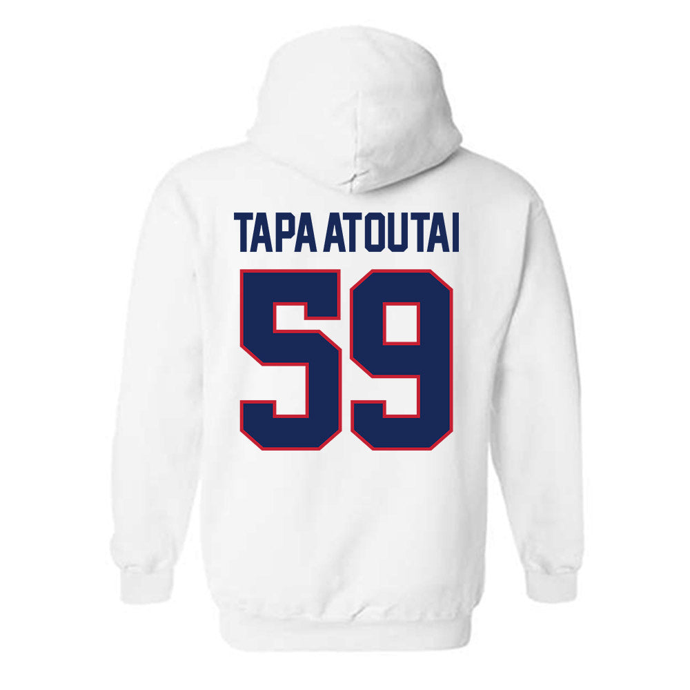 Arizona - NCAA Football : Rhino Tapa'atoutai - Classic Shersey Hooded Sweatshirt-1