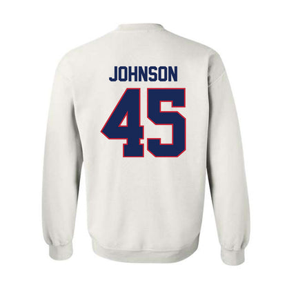Arizona - NCAA Football : Victory Johnson - Classic Shersey Crewneck Sweatshirt-1