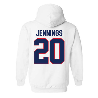 Arizona - NCAA Softball : Tele Jennings - Classic Shersey Hooded Sweatshirt-1