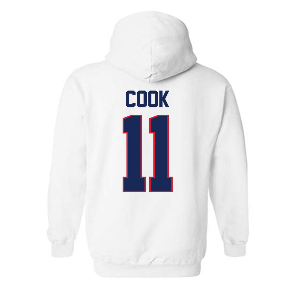 Arizona - NCAA Men's Basketball : Jackson Cook - Classic Shersey Hooded Sweatshirt-1
