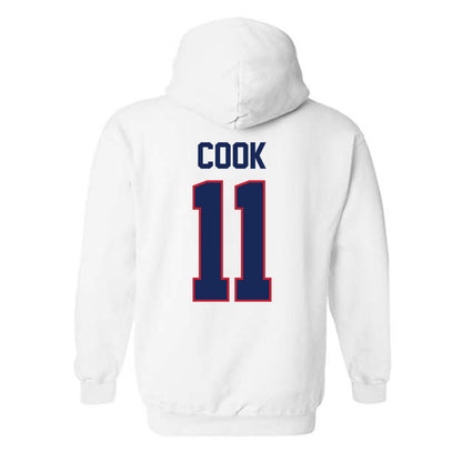 Arizona - NCAA Men's Basketball : Jackson Cook - Classic Shersey Hooded Sweatshirt-1