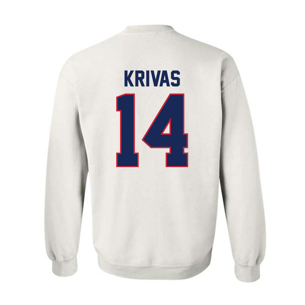 Arizona - NCAA Men's Basketball : Motiejus Krivas - Classic Shersey Crewneck Sweatshirt-1