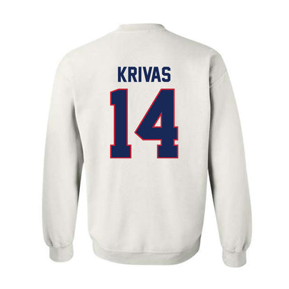 Arizona - NCAA Men's Basketball : Motiejus Krivas - Classic Shersey Crewneck Sweatshirt-1