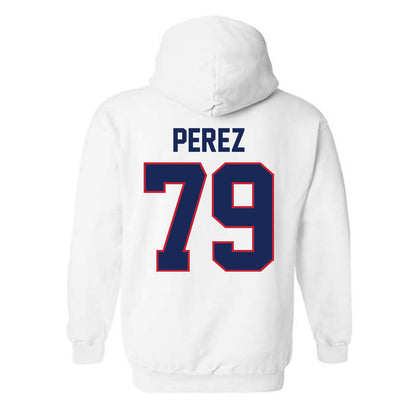 Arizona - NCAA Football : Isaac Perez - Classic Shersey Hooded Sweatshirt-1