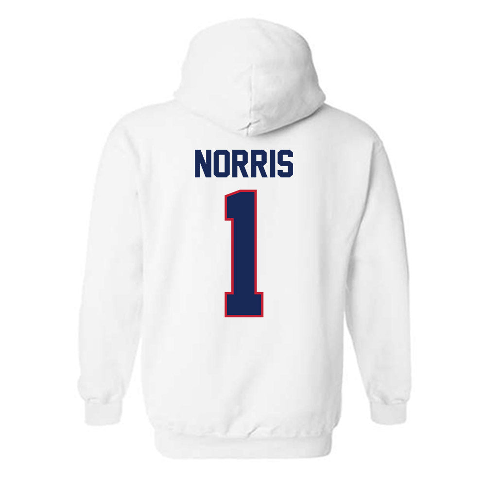 Arizona - NCAA Beach Volleyball : Leah Norris - Classic Shersey Hooded Sweatshirt-1