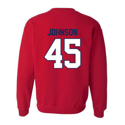 Arizona - NCAA Football : Victory Johnson - Classic Shersey Crewneck Sweatshirt-1