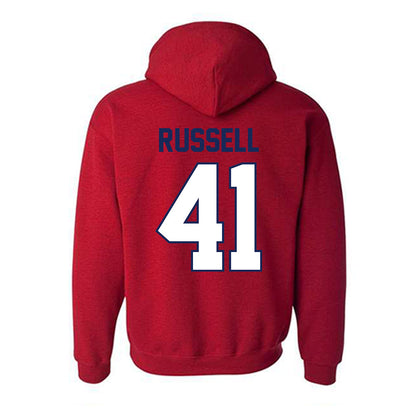 Arizona - NCAA Baseball : Tyler Russell - Classic Shersey Hooded Sweatshirt-1