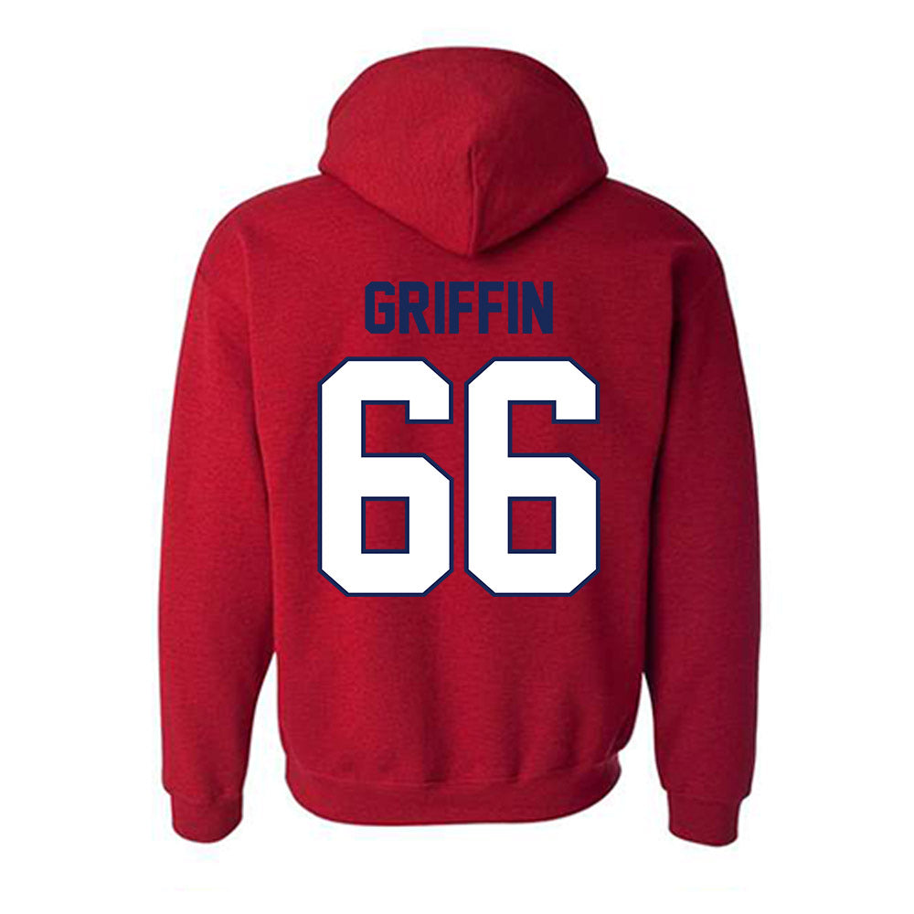 Arizona - NCAA Football : Jaxon Griffin - Classic Shersey Hooded Sweatshirt-1