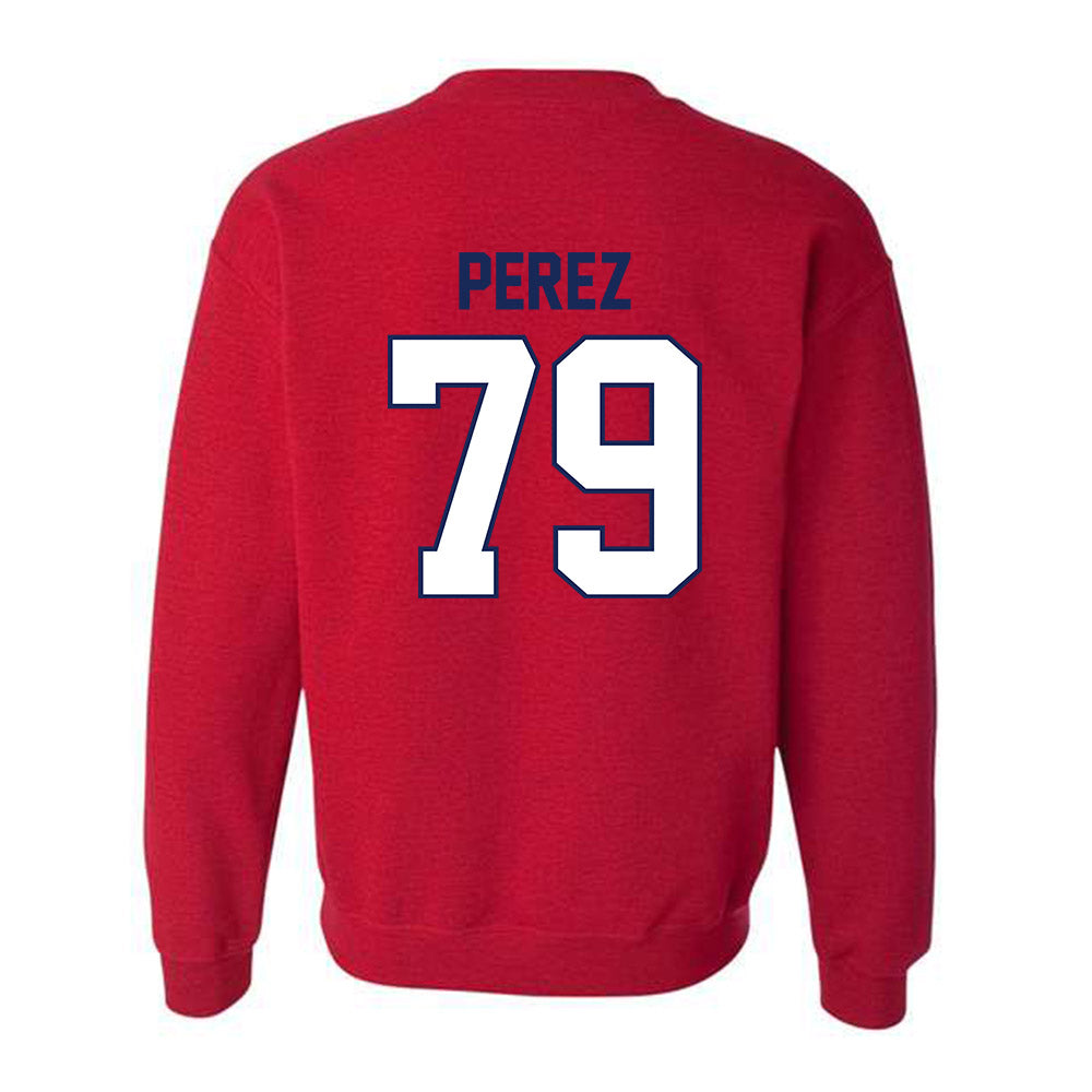 Arizona - NCAA Football : Isaac Perez - Classic Shersey Crewneck Sweatshirt-1