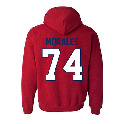 Arizona - NCAA Football : Justin Morales - Classic Shersey Hooded Sweatshirt-1