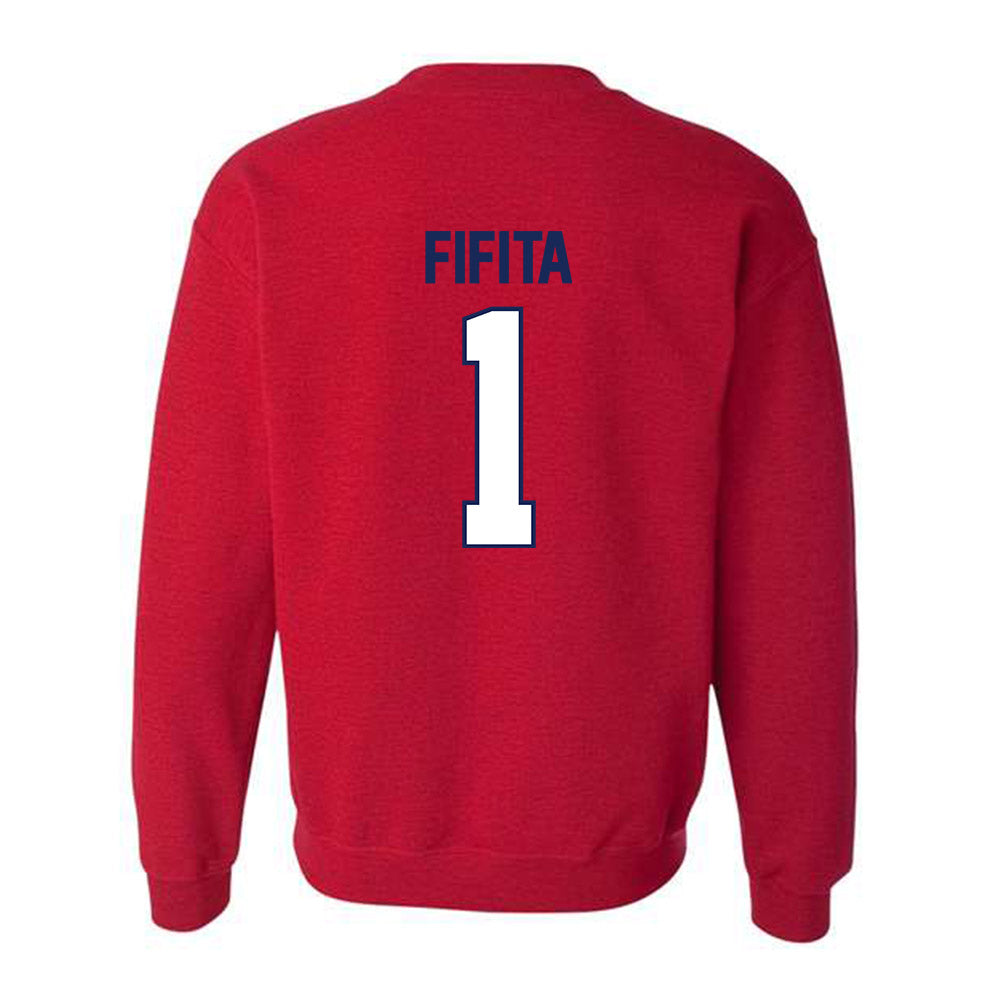Arizona - NCAA Football : Noah Fifita - Classic Shersey Crewneck Sweatshirt-1