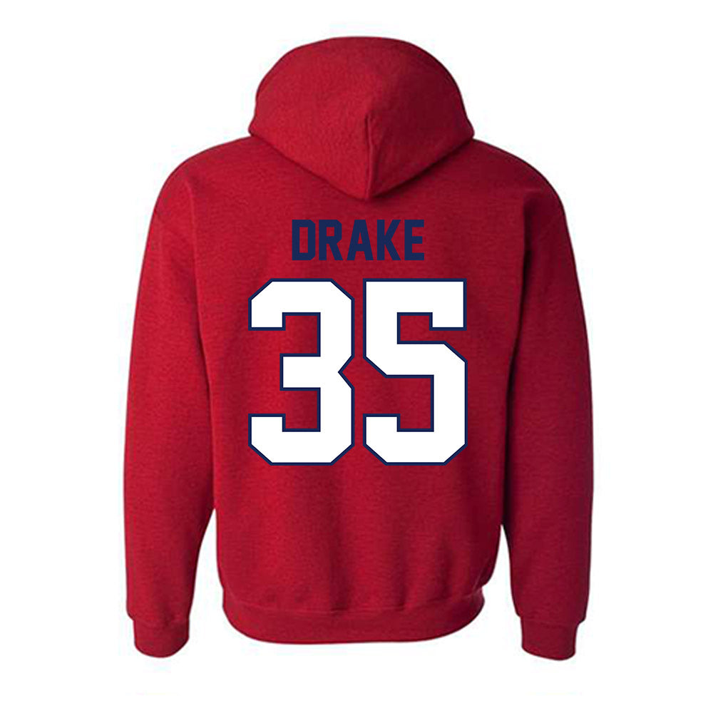 Arizona - NCAA Baseball : JT Drake - Classic Shersey Hooded Sweatshirt-1