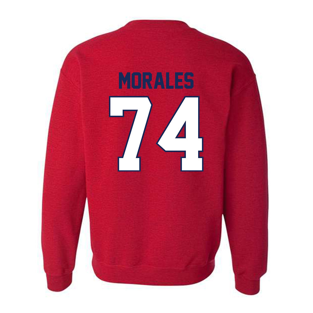 Arizona - NCAA Football : Justin Morales - Classic Shersey Crewneck Sweatshirt-1