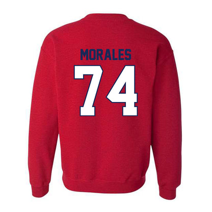 Arizona - NCAA Football : Justin Morales - Classic Shersey Crewneck Sweatshirt-1